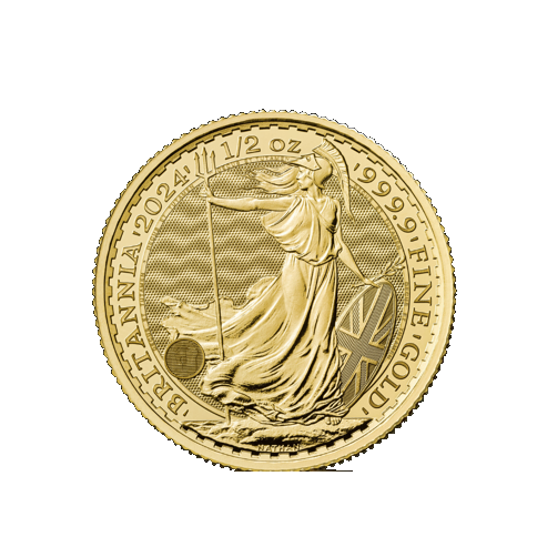 1/2 oz British Britannia Gold Coin