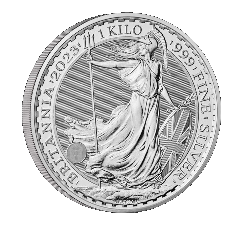 1kg British Britannia Silver Coin